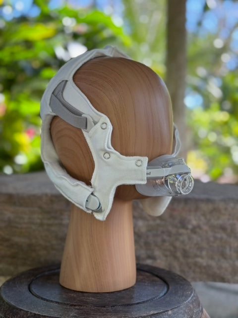 Super Clean CPAP Headgear Cover custom designed to fit Nasal ResMed N20 AirFit/AirTouch Nasal Pillow and Philips Respironics Wisp. (One Size Fits Most)