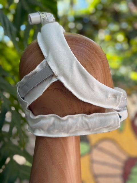 Super Clean CPAP Headgear Cover custom designed to fit Full Face F30i, x30i ResMed AirFit and the Philips Respironics DreamWear. (One Size Fits Most)
