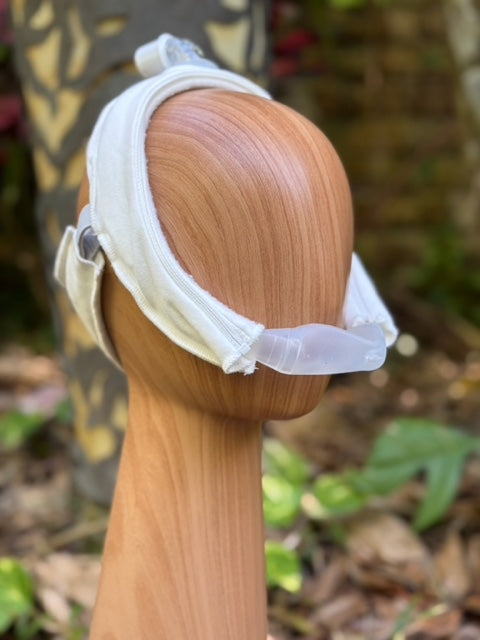 Super Clean CPAP Headgear Cover custom designed to fit Nasal N30i, P30i ResMed AirFit/AirTouch Nasal Pillow and Philips Respironics DreamWear. (One Size Fits Most)