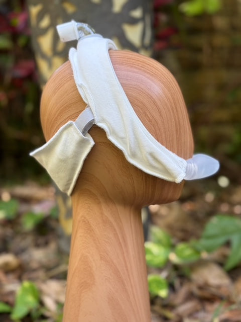 Super Clean CPAP Headgear Cover custom designed to fit Nasal N30i, P30i ResMed AirFit/AirTouch Nasal Pillow and Philips Respironics DreamWear. (One Size Fits Most)