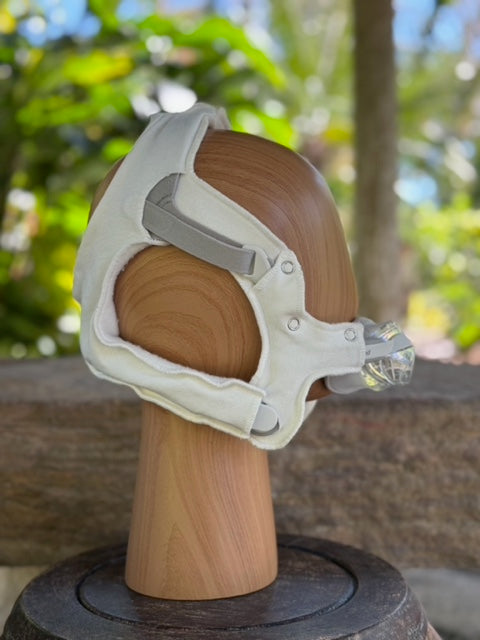 Super Clean CPAP Headgear Cover custom designed to fit Nasal ResMed N20 AirFit/AirTouch Nasal Pillow and Philips Respironics Wisp. (One Size Fits Most)