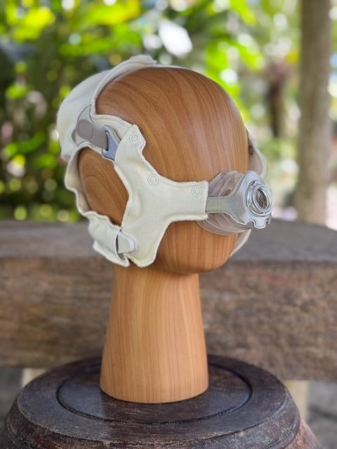 Super Clean CPAP Headgear Cover custom designed to fit Nasal ResMed N20 AirFit/AirTouch Nasal Pillow and Philips Respironics Wisp. (One Size Fits Most)