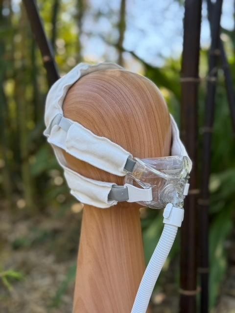 Super Clean CPAP Headgear Cover Custom designed to fit Full Face ResMed F10, F20, F30, F40, AirFit/AirTouch, QuattroFX, Philips Amara View, Fisher & Paykel Evora. (One Size Fits Most)
